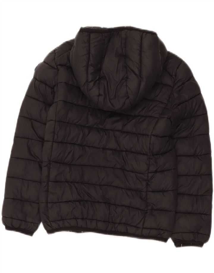 Invicta Veste matelassée à capuche garçon 7-8 ans Noir Polyamide