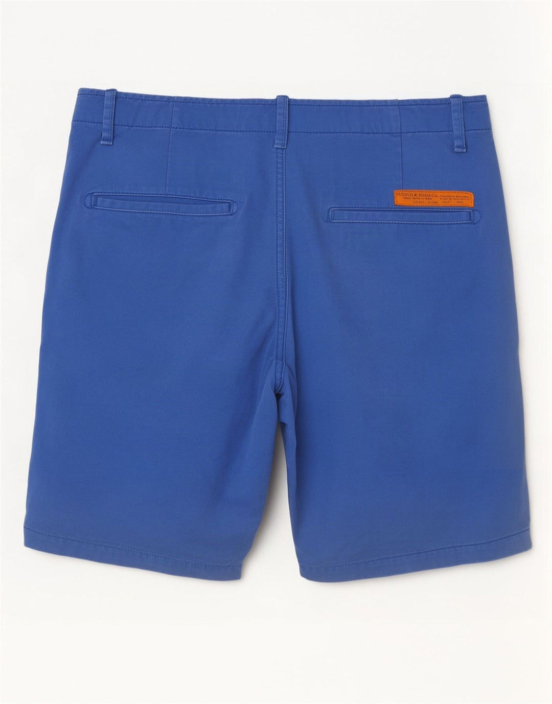 Scotch & Soda Short Chino Homme W30 Bleu Moyen Coton