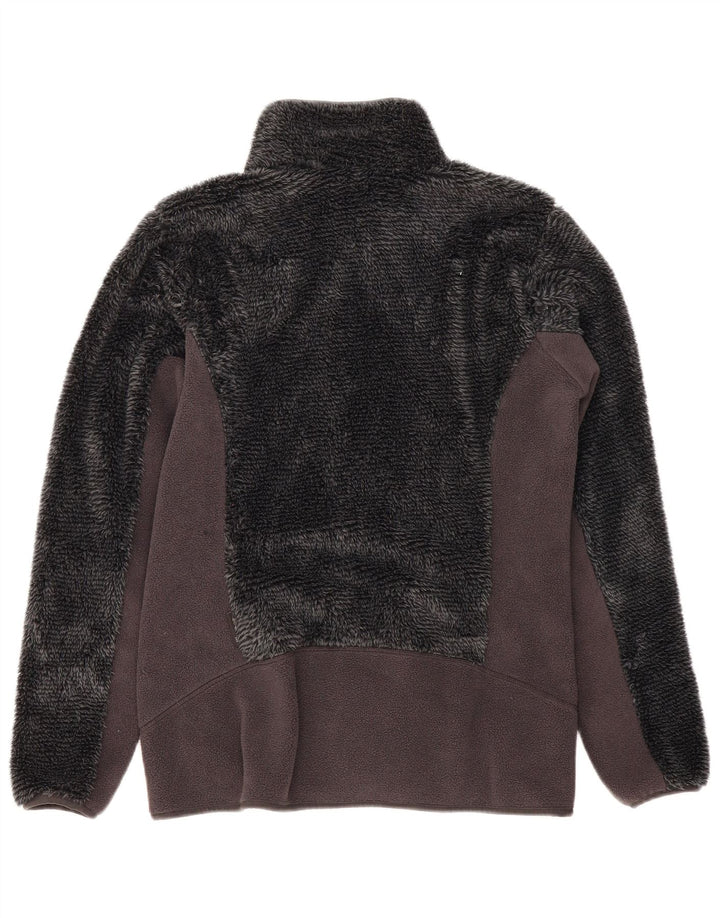 Jack Wolfskin Veste Polaire Femme UK 14 Gris Moyen Colorblock Polyester