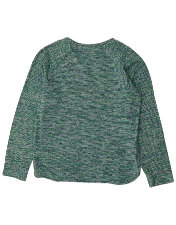 SCOTCH & SODA Pull col bateau pour femme UK 16 Large Vert moucheté