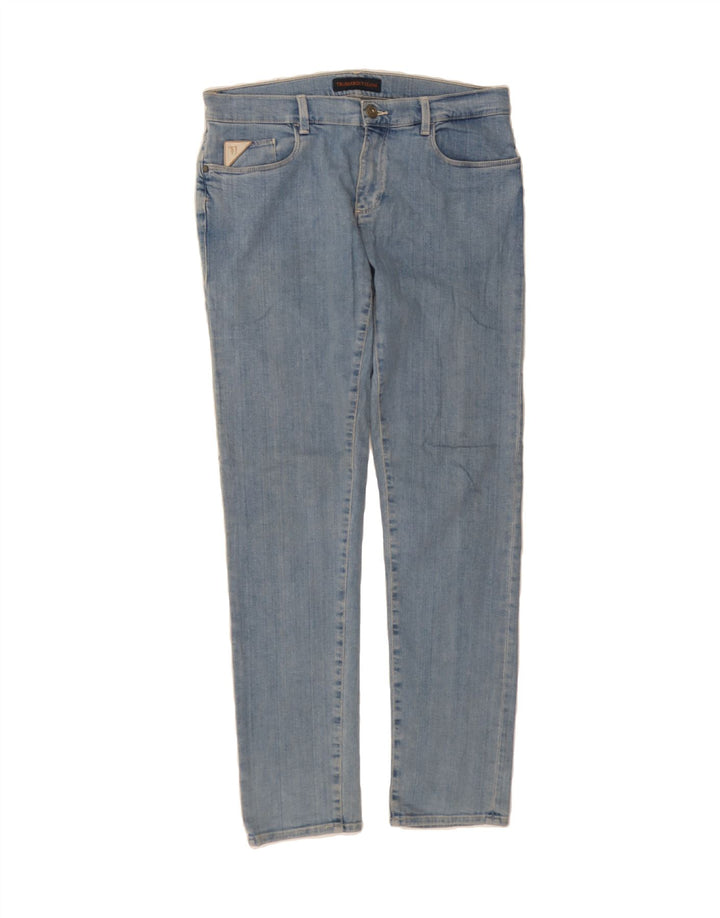 TRUSSARDI Mens Slim Jeans IT 49 Medium W35 L35 Blue Vintage Trussardi and Second-Hand Trussardi from Messina Hembry 
