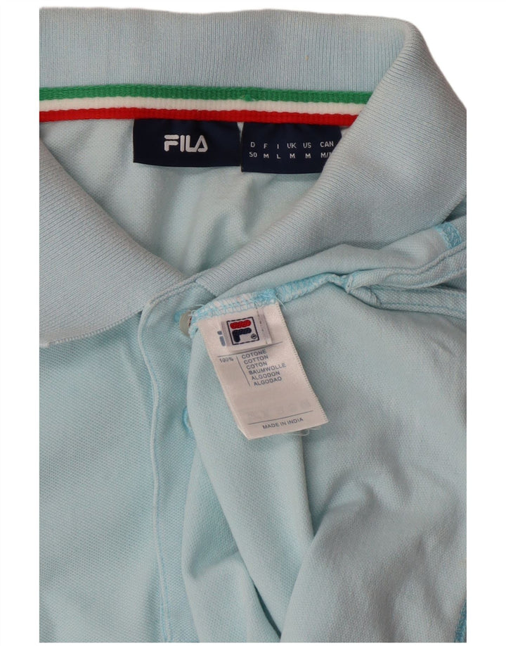 Fila Polo Homme Bleu Moyen Coton