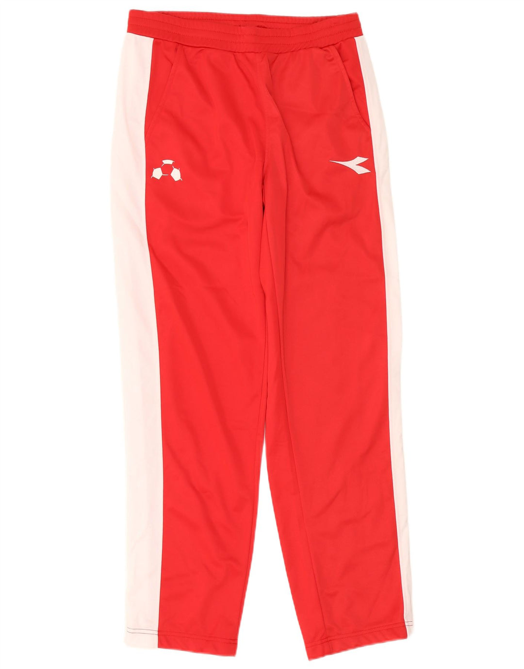 Diadora Pantalon De Survêtement Homme Rouge Moyen Colorblock Polyester