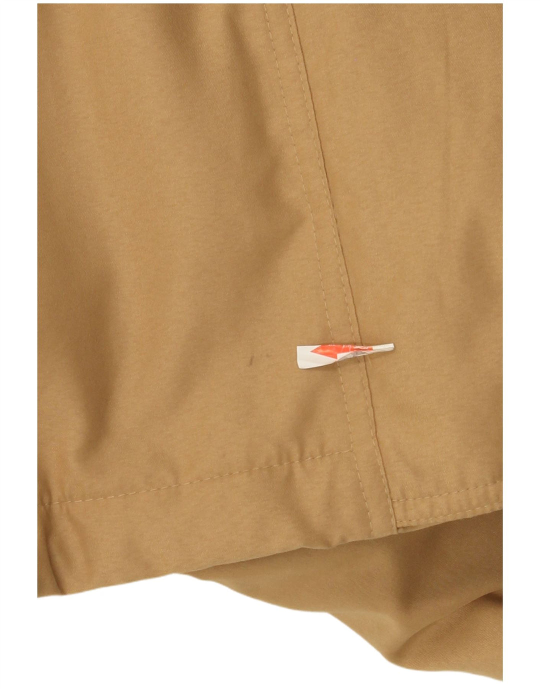 Authentique manteau coupe-vent à capuche pour femme EU 46 XL Beige Polyester