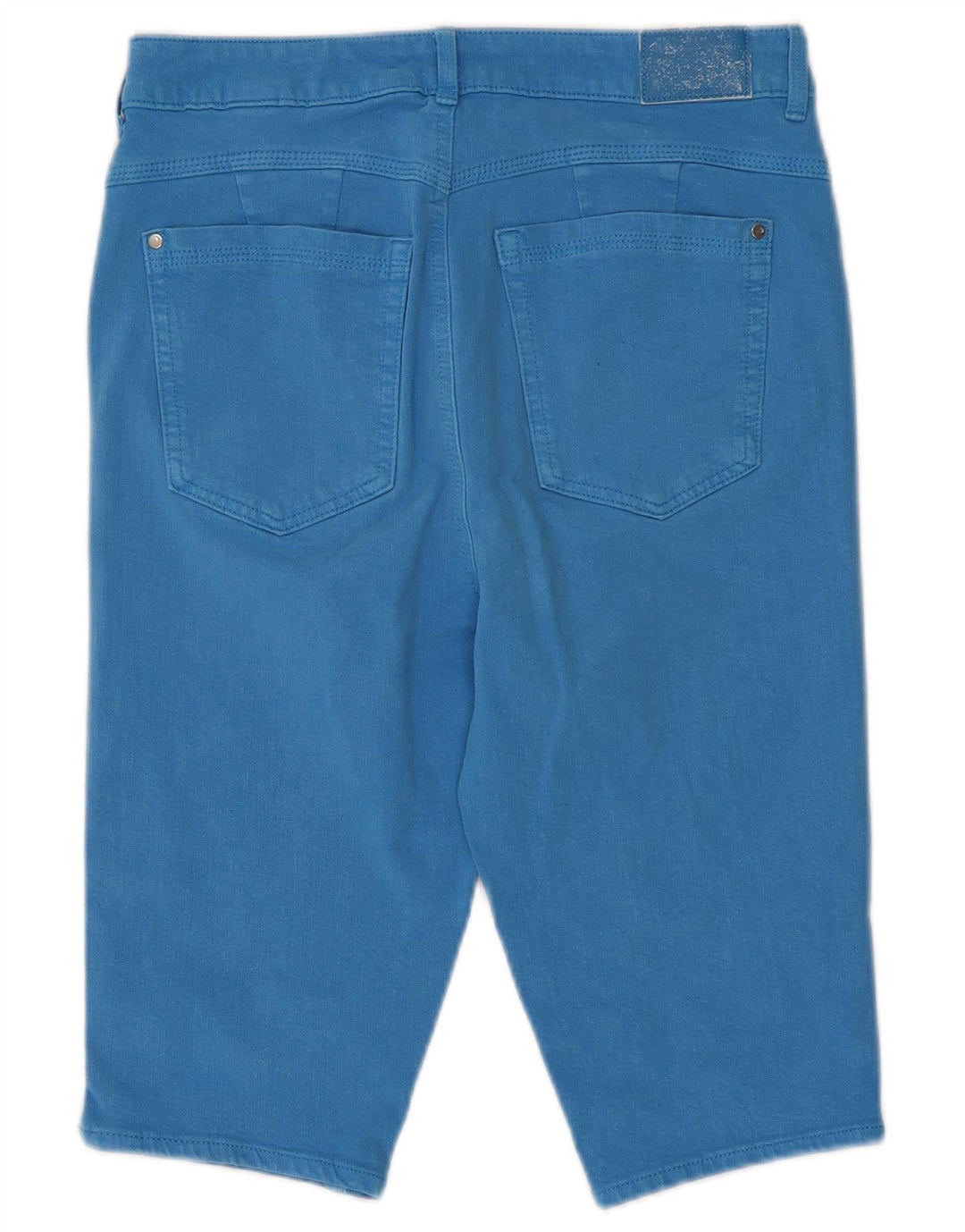 Marks & Spencer Bermuda en jean pour femme UK 12 Medium W28 Bleu Coton
