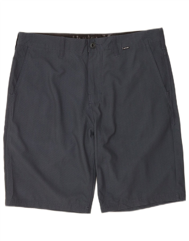 Hurley Short Chino Homme W32 Bleu Marine Moyen Polyester
