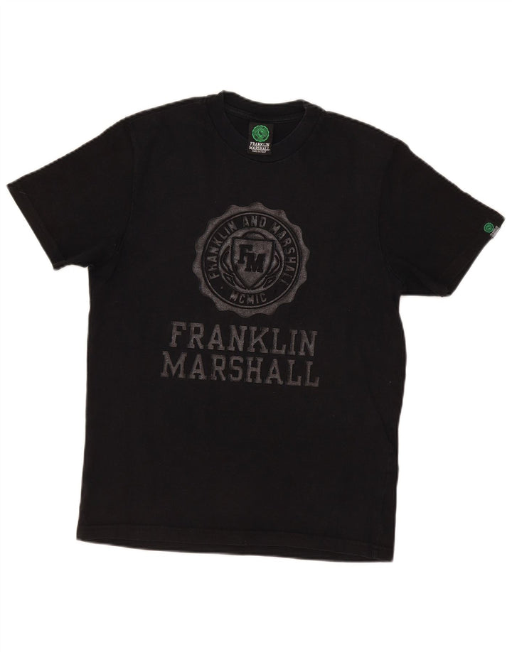 Franklin Marshall T-shirt graphique pour homme Petit noir