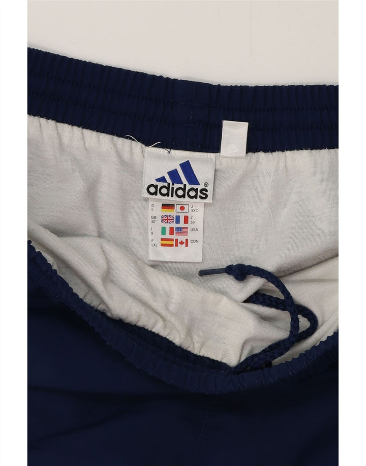 ADIDAS Short de Sport Homme XL Bleu Marine Polyester