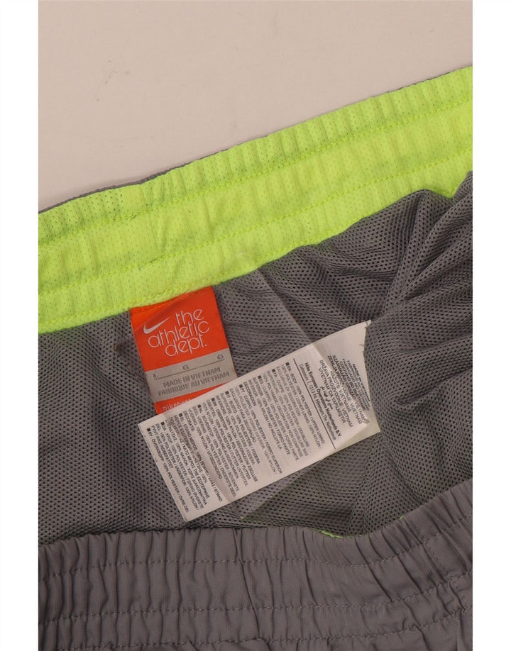 Nike Pantalon de survêtement pour homme Pantalon de jogging Large Gris Polyester