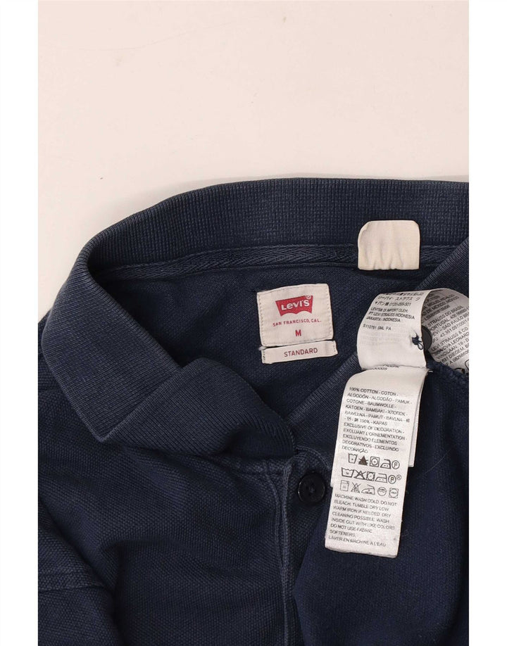 Levi's Polo Standard Homme Bleu Marine Moyen Coton