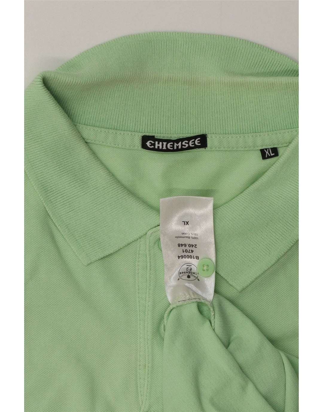 CHIEMSEE Polo Homme XL Vert Coton