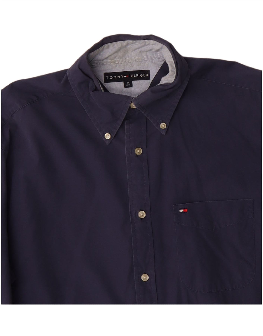 Tommy Hilfiger Chemise Homme Bleu Marine Moyen Coton