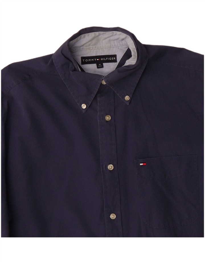 Tommy Hilfiger Chemise Homme Bleu Marine Moyen Coton