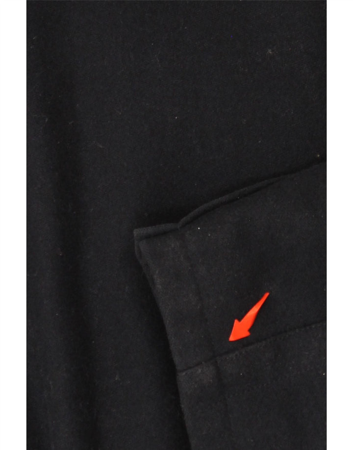 G-Star Femme 3301 Veste coupe-vent à capuche UK 16 Large Bleu Marine Laine