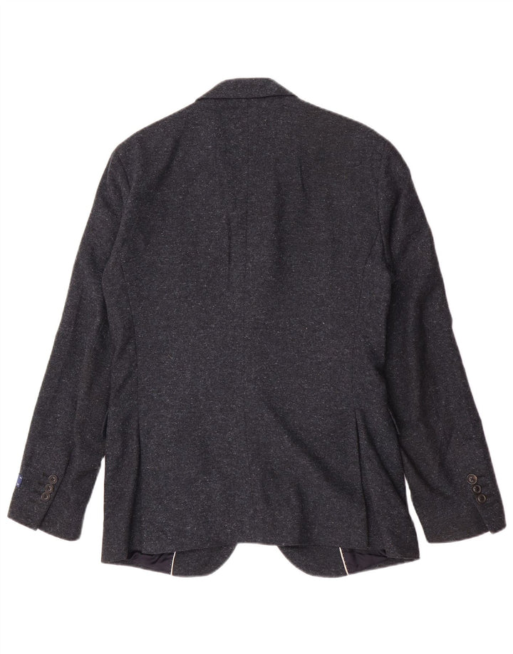 Gant Veste Blazer 2 Boutons Homme UK 36 Petite Laine Bleu Marine