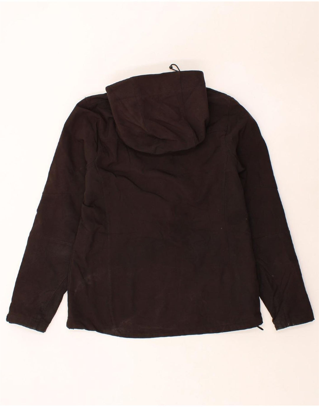 MOUNTAIN WAREHOUSE Womens Hooded Windbreaker Jacket UK 14 Large Black Vintage Mountain Warehouse and Second-Hand Mountain Warehouse from Messina Hembry 