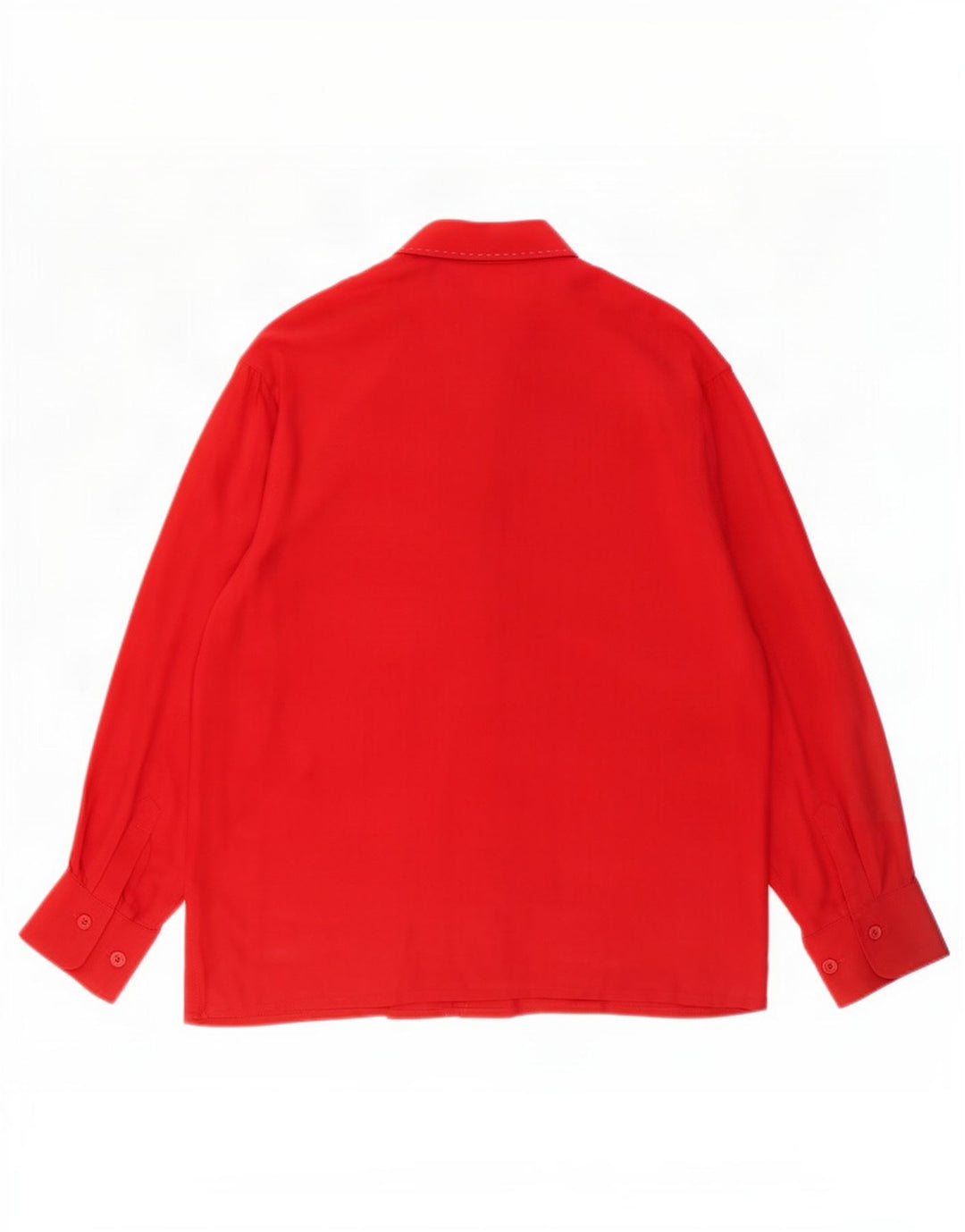 Gabrielle Chemisier Femme UK 16 Large Acétate Rouge