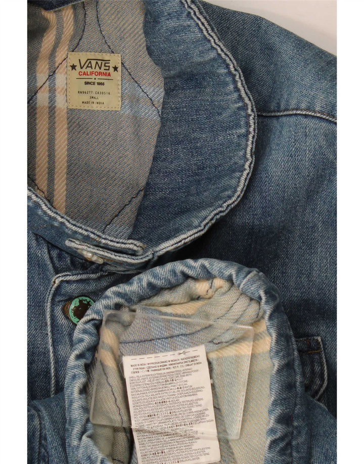 Vans Veste en jean pour homme UK 36 Small Bleu Coton