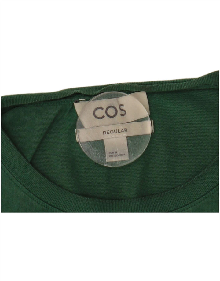 Cos T-Shirt Regular Homme Vert Moyen