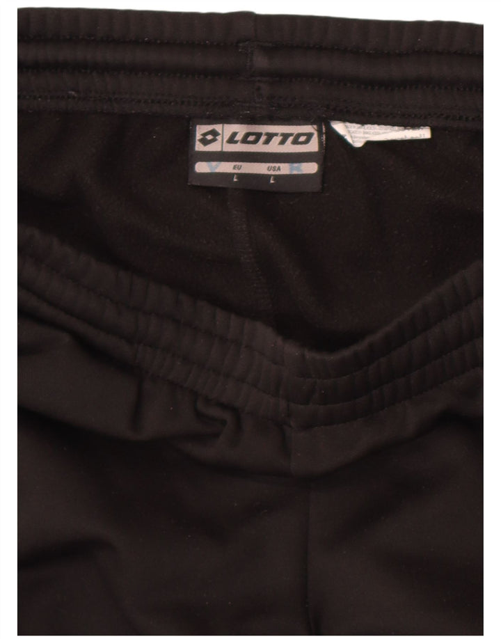 Lotto Pantalon de survêtement pour homme Taille L Noir