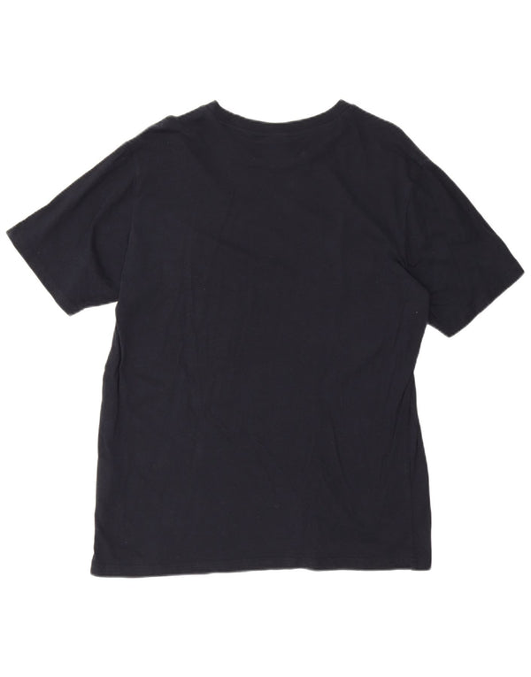 Champion T-Shirt Homme Haut Large Bleu Marine Coton
