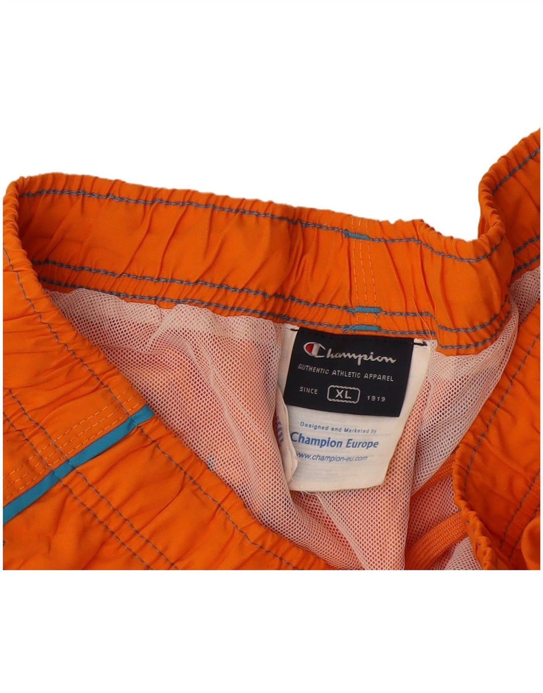 Champion Short de Bain Graphique Homme XL Orange Polyester