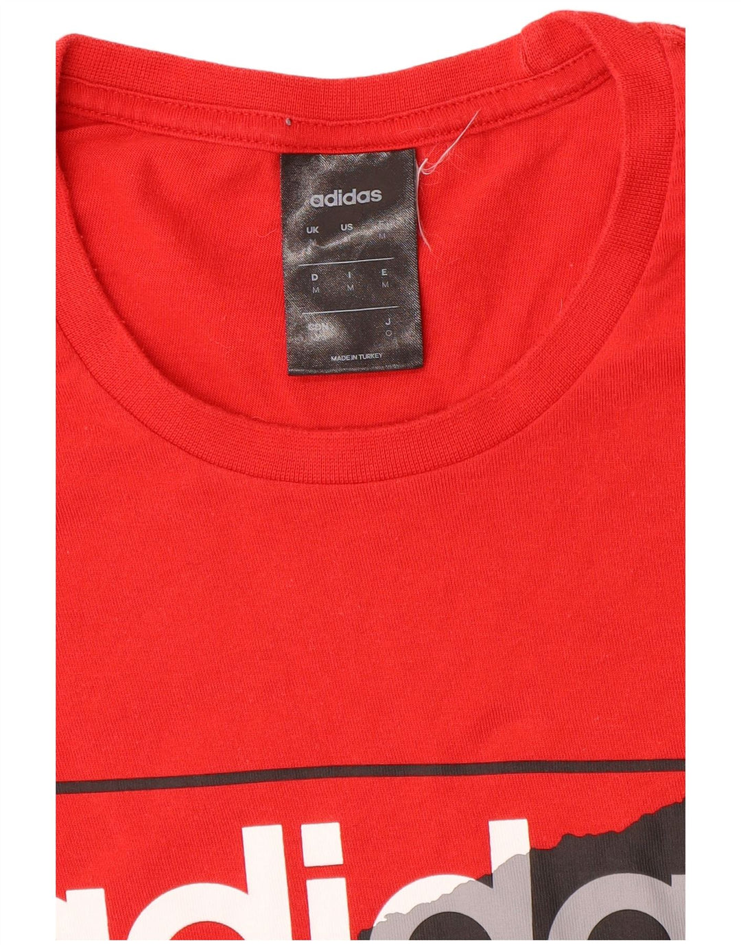 ADIDAS T-Shirt Graphique Homme Rouge Moyen