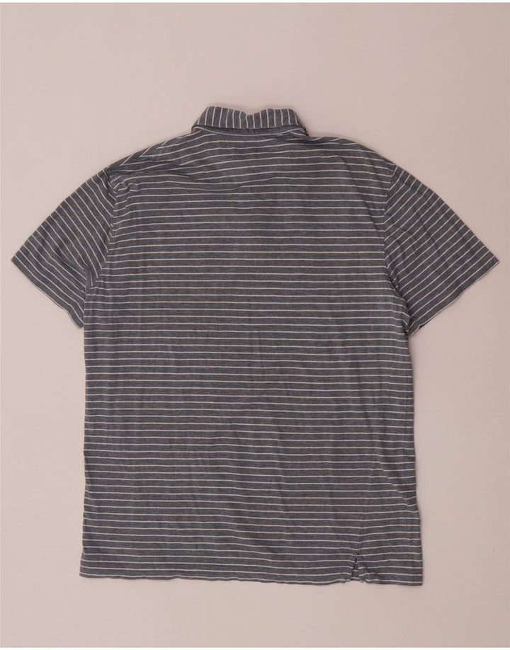 Hackett Polo Slim Fit Homme Large Gris Rayé