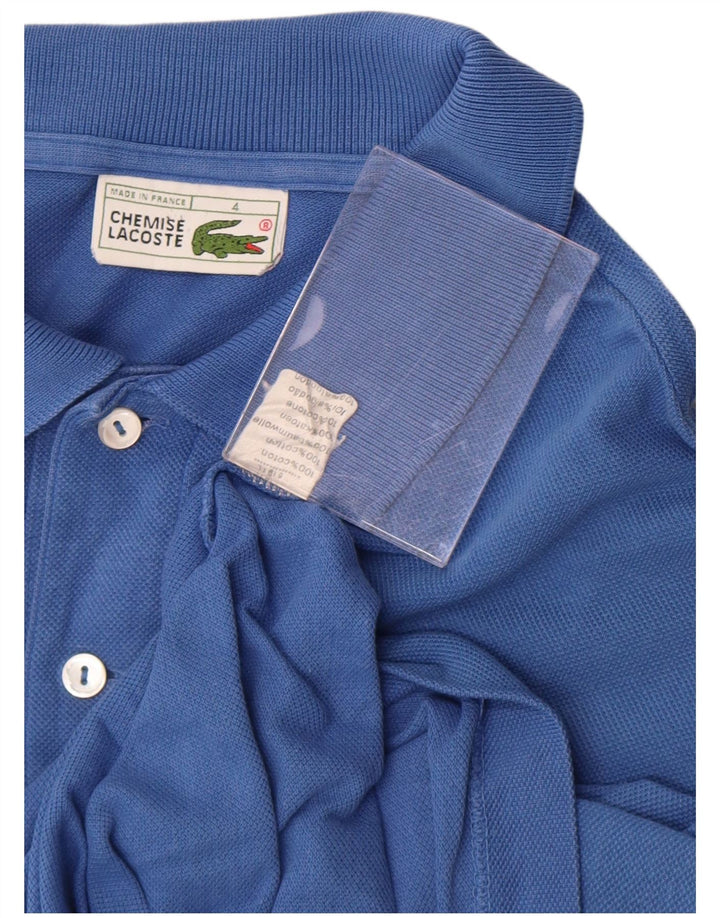 Lacoste Polo Homme Taille 4 Coton Bleu Moyen