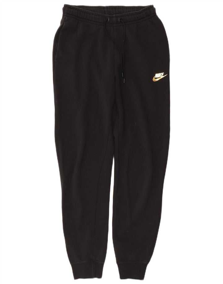 NIKE Pantalon de survêtement pour femme Joggers UK 6 XS Coton noir