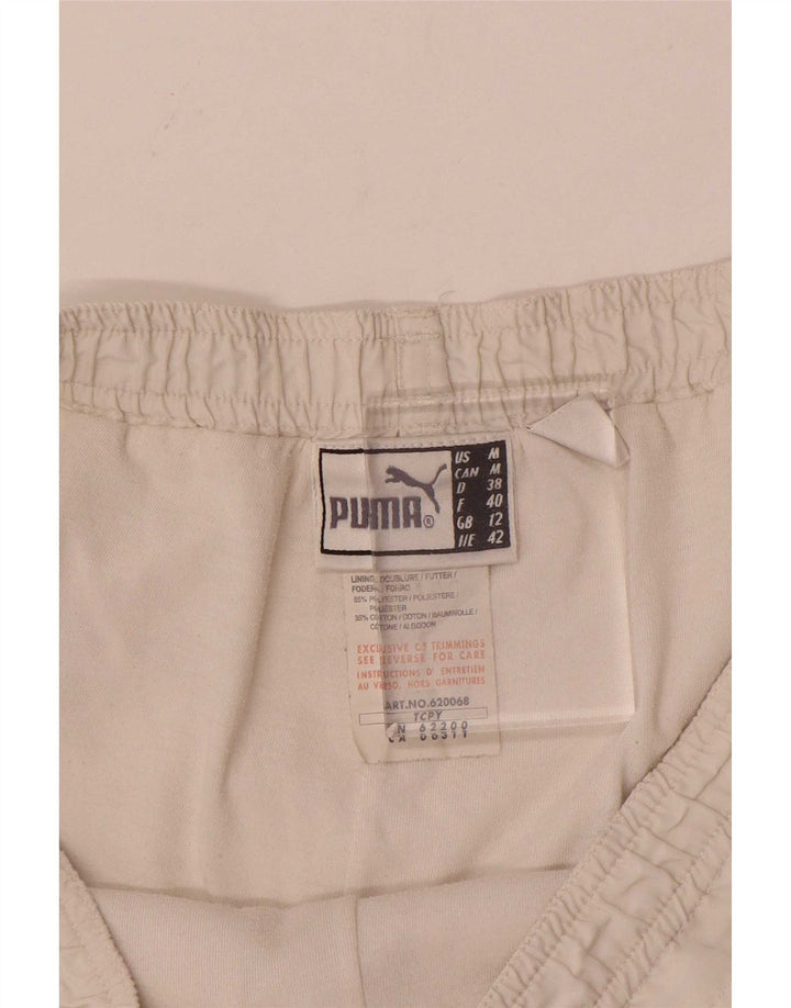 Puma Short de sport pour femme UK 12 Medium Blanc Polyester