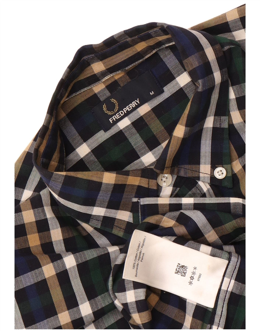 Fred Perry Chemise Homme Medium Multicolore Check Coton
