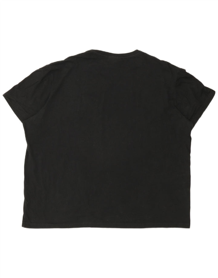 Lacoste T-Shirt Homme Top Taille 8 3XL Coton Noir