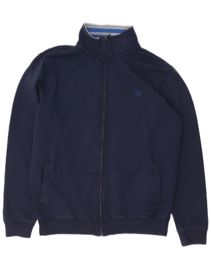 Crew Clothing Veste de survêtement pour homme en coton bleu marine moyen