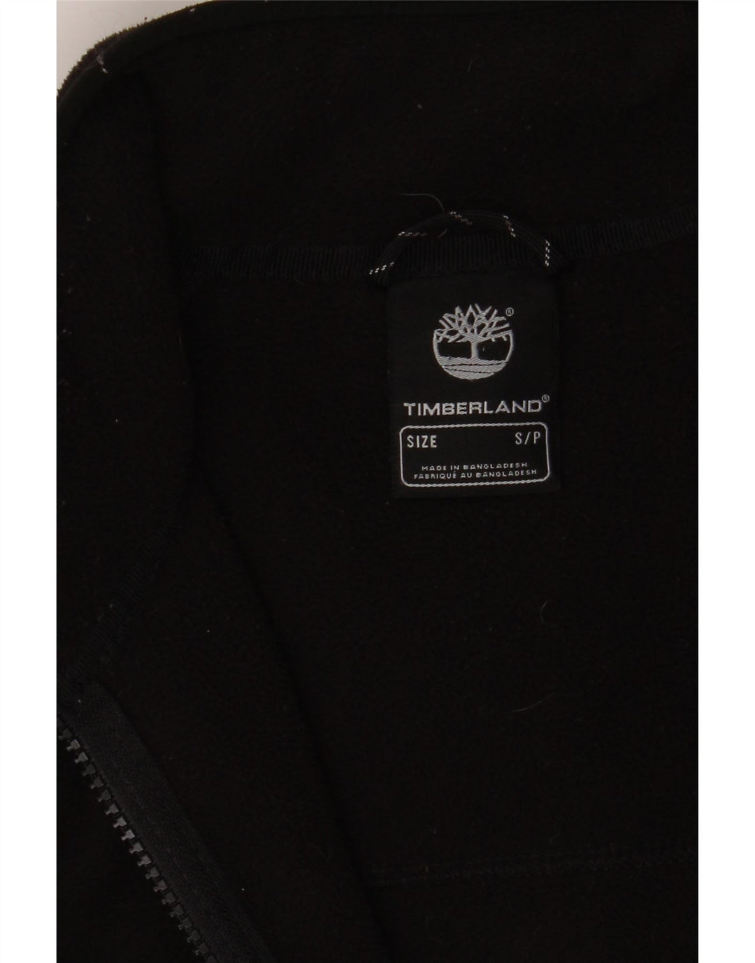 TIMBERLAND Veste polaire surdimensionnée pour femme UK 10 Small Noir