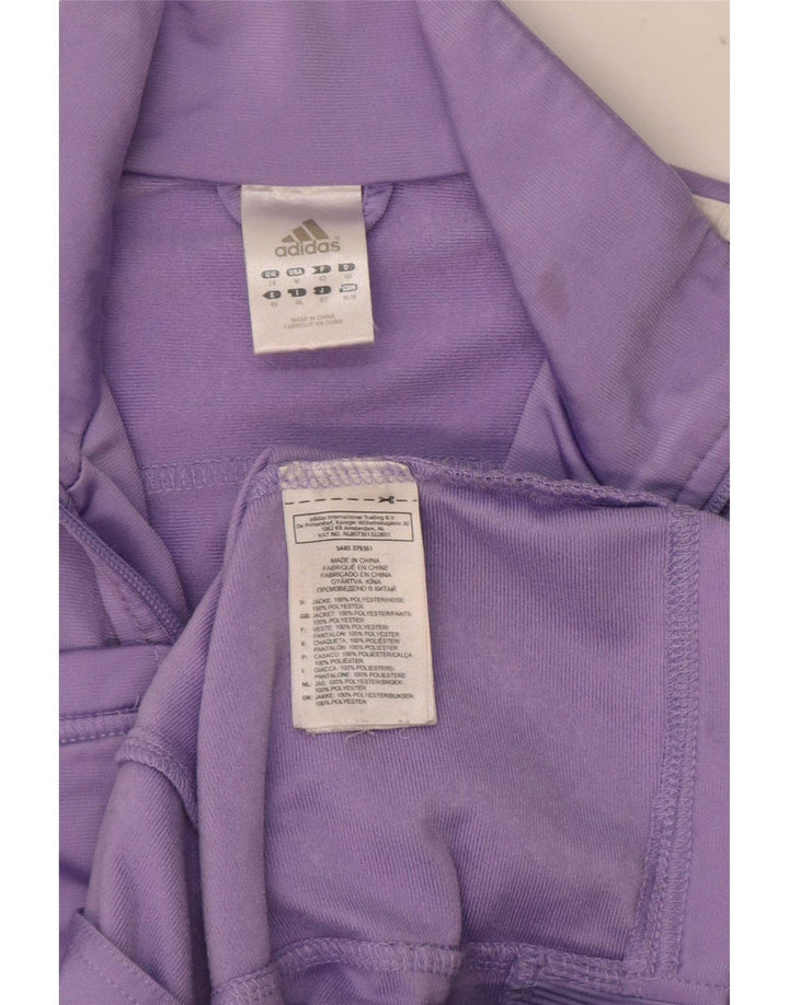 Adidas Veste de survêtement pour femme UK 14 Violet moyen Polyester