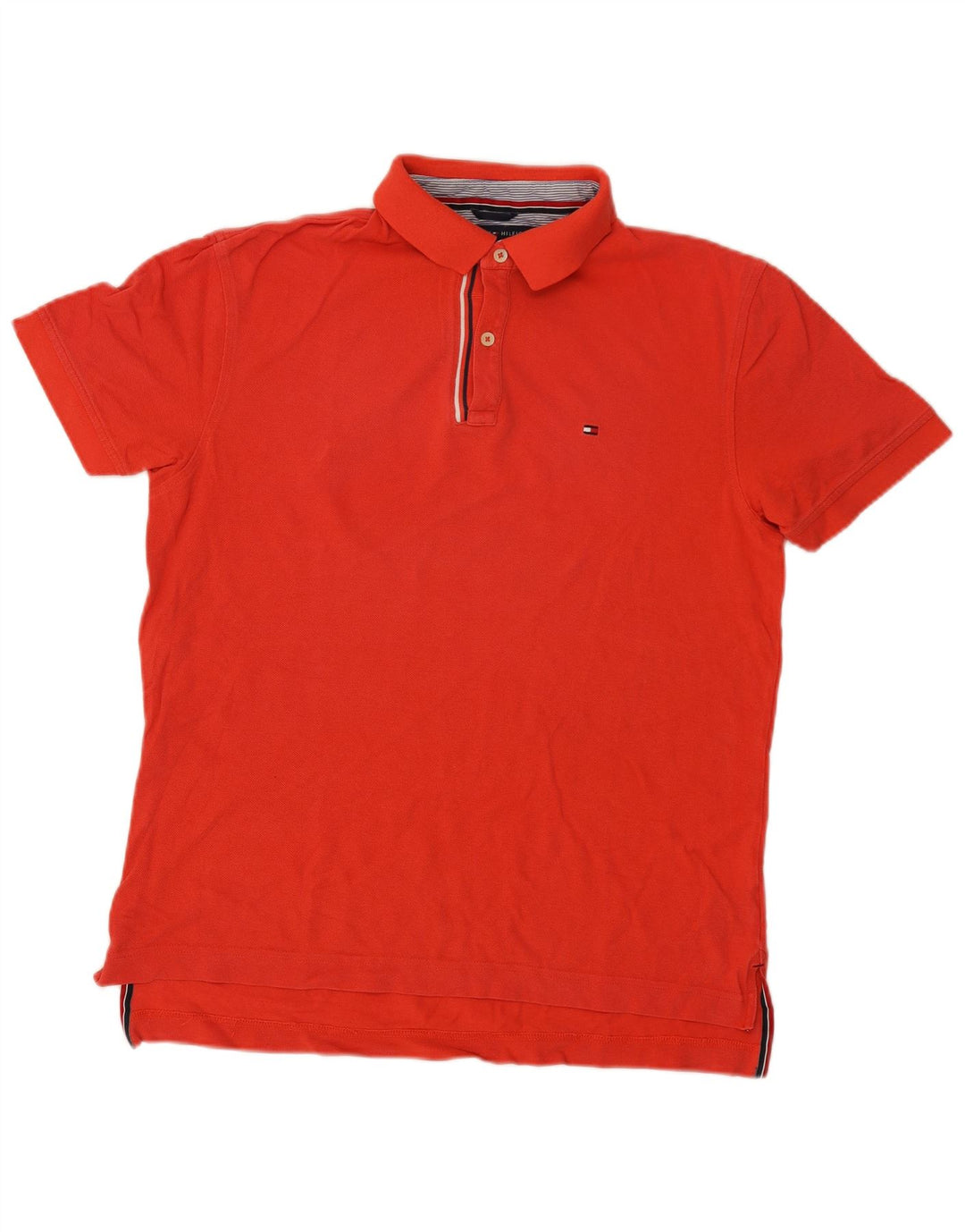 Tommy Hilfiger Polo Coupe Classique Homme Rouge Moyen Coton