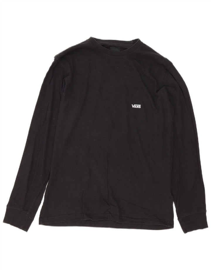 Vans Haut graphique à manches longues pour hommes, petit coton noir