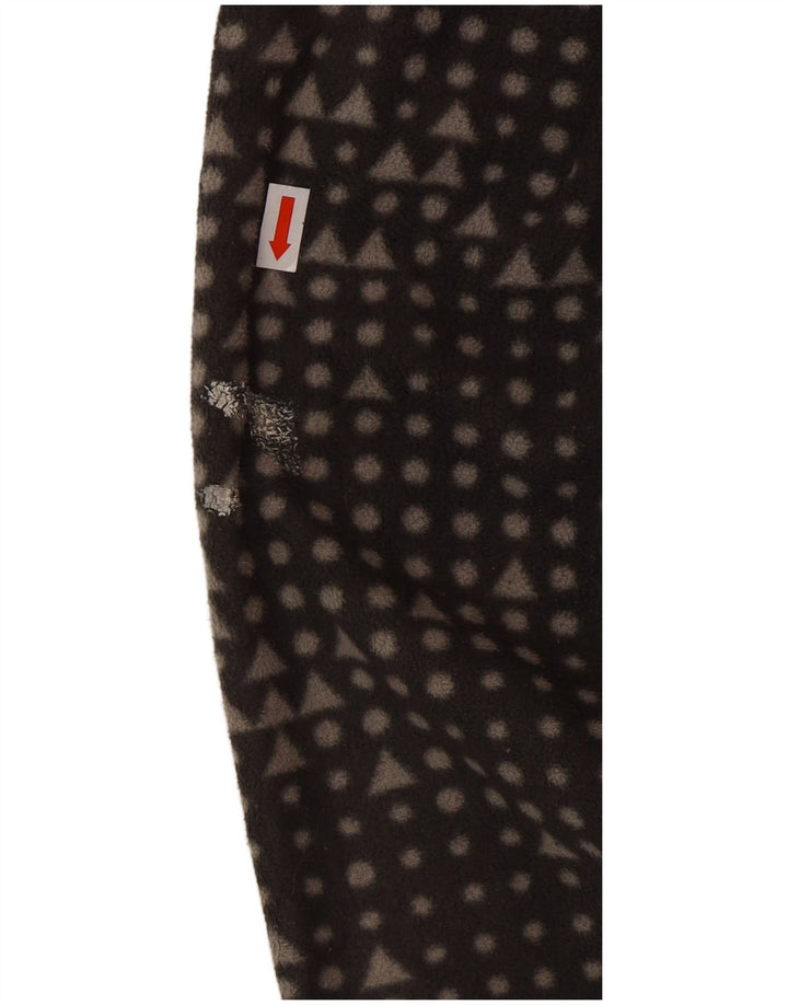 Eddie Bauer Veste polaire pour femme UK 14 Polyester géométrique gris moyen