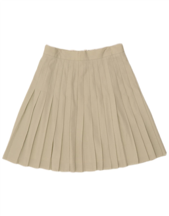 BONITA Womens Knife Pleated Skirt EU 40 Medium W28 Green Polyester