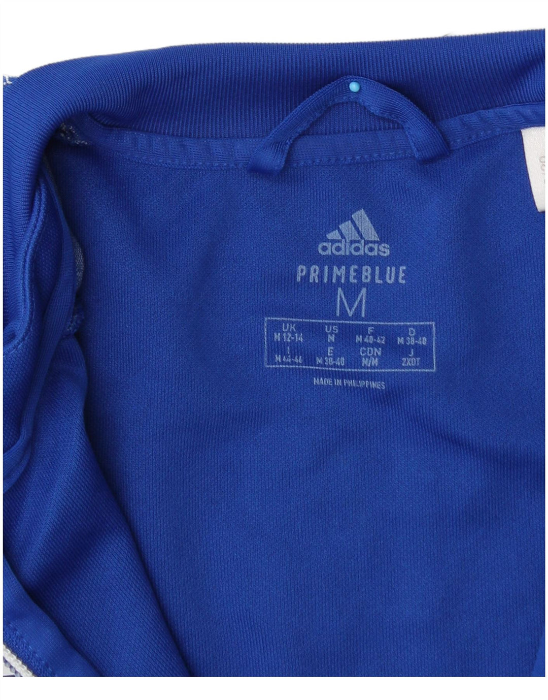 Adidas Veste de survêtement pour femme UK 12/14 Bleu moyen Polyester