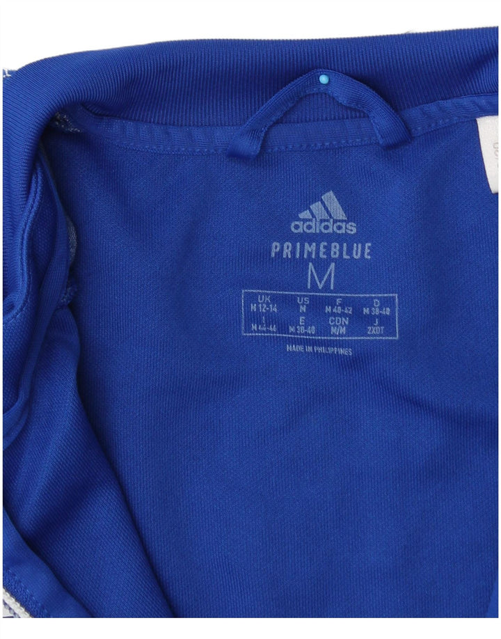 Adidas Veste de survêtement pour femme UK 12/14 Bleu moyen Polyester