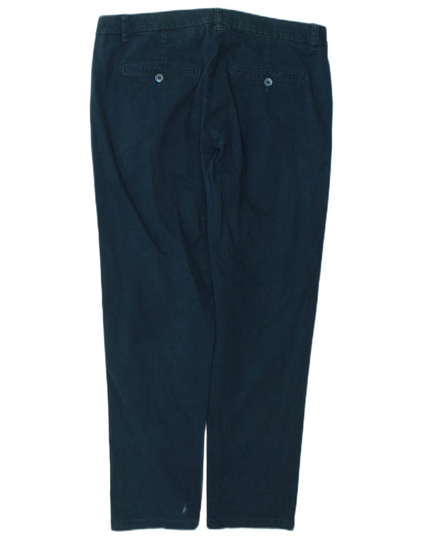 Marks & Spencer Pantalon chino droit pour femme UK 12 Medium W34 L28 Vert