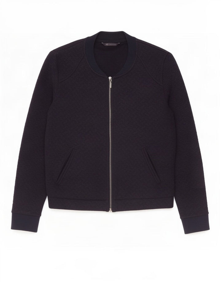 Marks & Spencer Veste de survêtement pour femme UK 10 Small Bleu marine Polyester