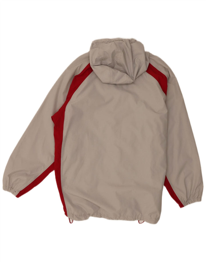 Jako Veste de Pluie à Capuche pour Homme UK 40 Large Gris Colorblock