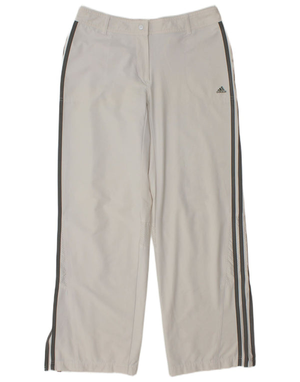 ADIDAS Pantalon de survêtement Clima 365 pour femme UK 12 Medium Blanc Nylon