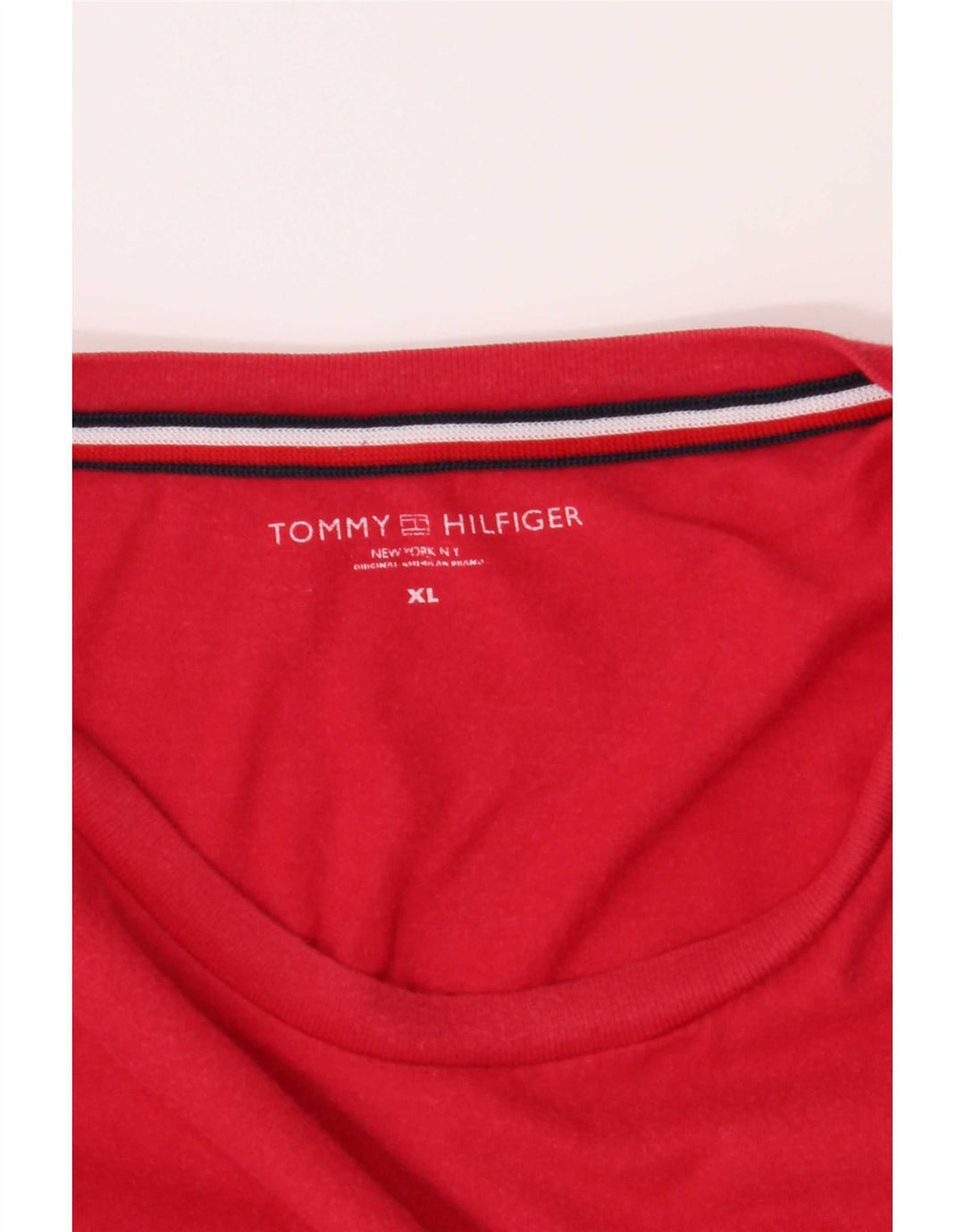 Tommy Hilfiger T-shirt graphique pour homme XL Rouge