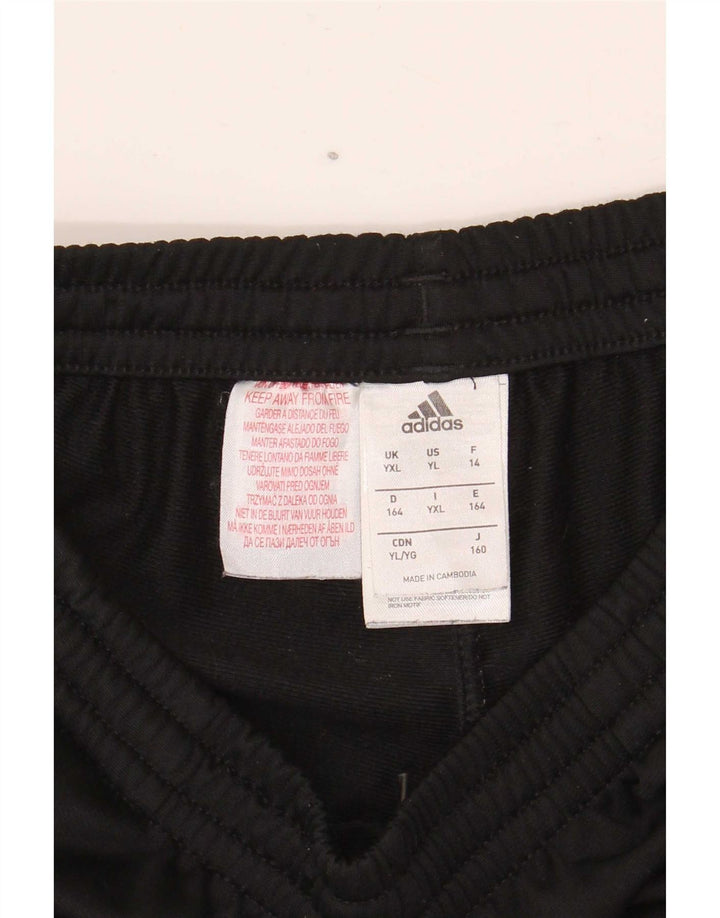 Adidas Pantalon de Survêtement Garçon Joggers 13-14 ans Noir Polyester