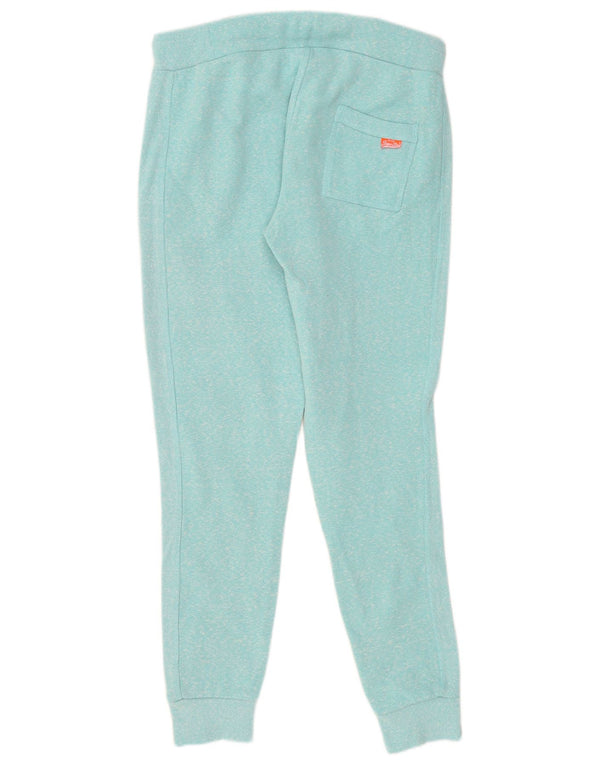 Superdry Pantalon de survêtement pour femme Joggers UK 14 Large Turquoise Flecked