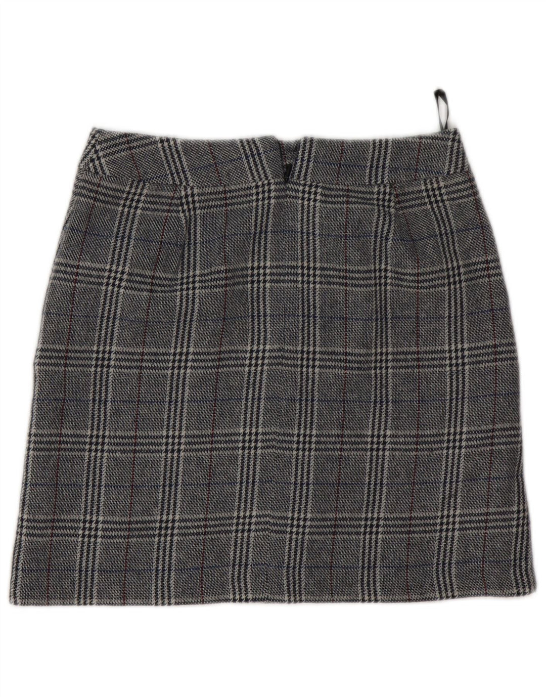 Marks & Spencer Mini jupe femme UK 8 Small W28 gris pied-de-poule acrylique